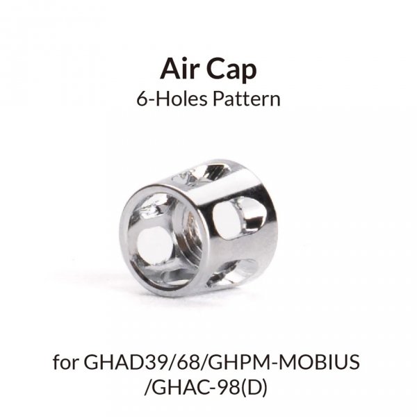 Gaahleri 40263 6-Holes Pattern Air Cap for GHAD39/68/GHPM-MOBIUS/GHAC-98(D)