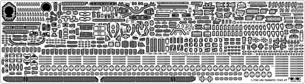Pontos 70002R1 IJN Battleship Yamato 1945 (New Tool Full Hull ) 1/700