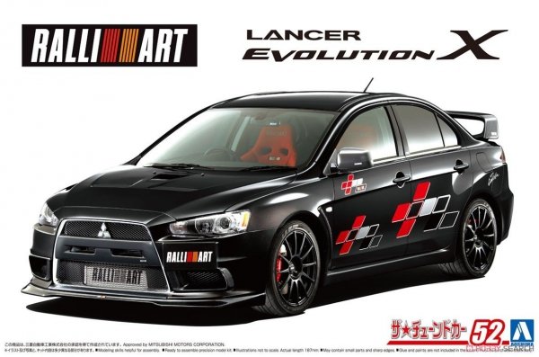 Aoshima 05987 CZ4A Lancer Evolution X '07 1/24