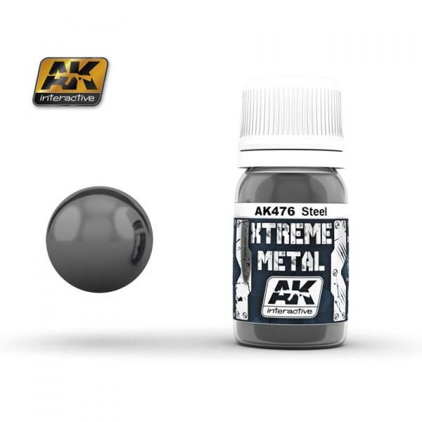 AK Interactive AK476 XTREME METAL STEEL 30ml