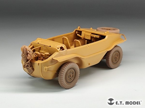 E.T. Model P35-135 WWII German Schwimmwagen Type166 Sagged wheels Narrow For TAMIYA Kit 1/35