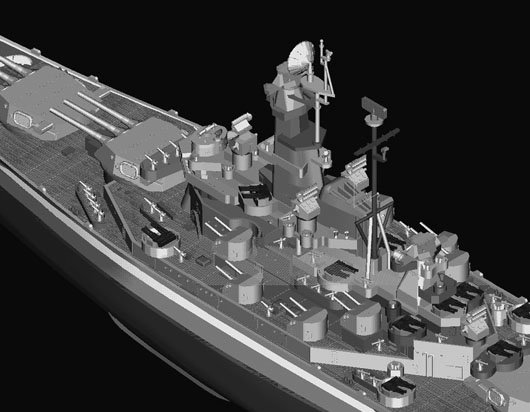 Trumpeter 05760 U.S.S. South Dakota BB-57 1/700