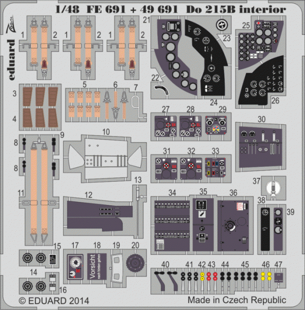 Eduard 49691 Do 215B S. A. ICM 1/48