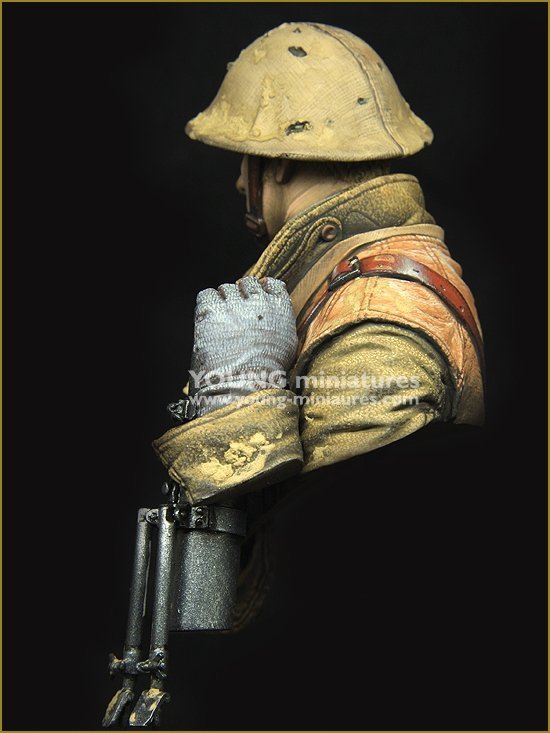 Young Miniatures YM1875 British LEWIS Gunner WWI 1/10