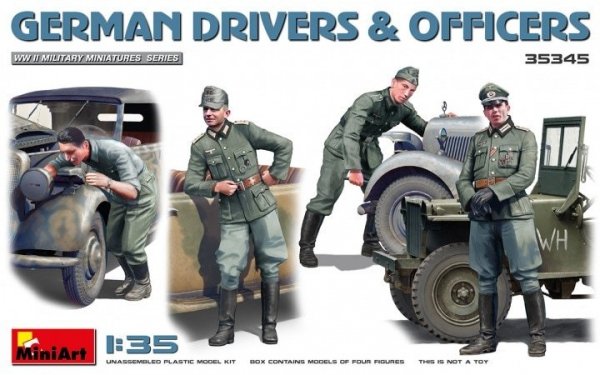 MiniArt 35345  German Drivers &amp; Officers 1/35
