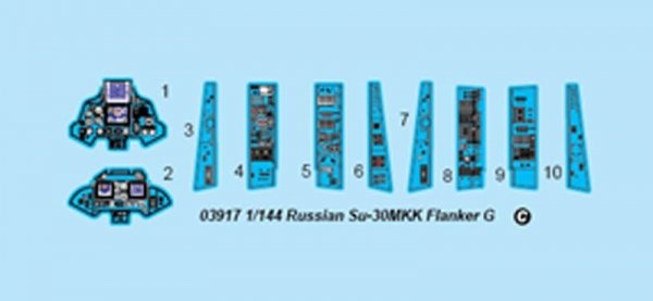 Trumpeter 03917 Russian Su-30MKK Flanker G 1/144