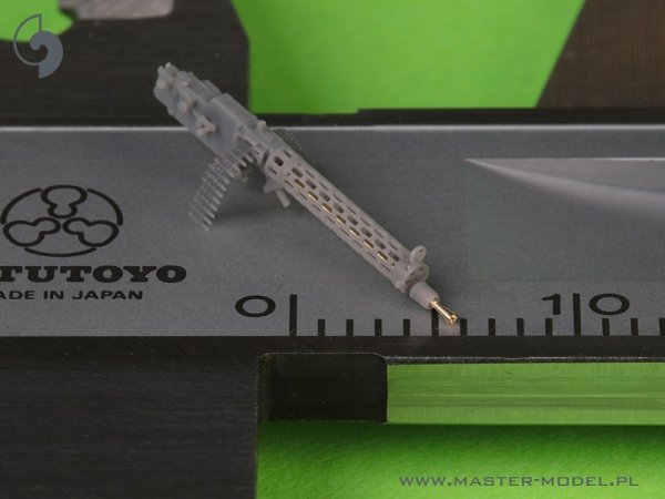Master AM-72-169 Niemiecki km z okresu I w.św. Spandau LMG 08/15 (2 szt.) - z KRÓTKĄ rączką przeładowania - wydruki 3D i mosiężne lufy 1/72