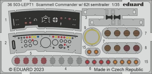 Eduard 36503 Scammel Commander w/ 62t semitrailer HOBBY BOSS 1/35