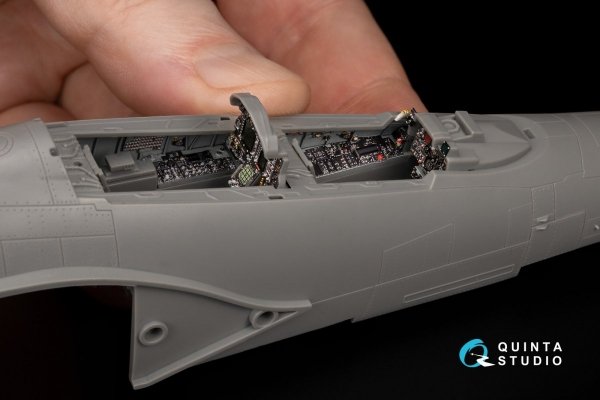 Quinta Studio QD48342 F-4G late 3D-Printed &amp; coloured Interior on decal paper (Meng) 1/48
