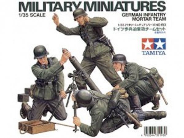 Tamiya 35193 German Infantry Mortar Team (1:35)