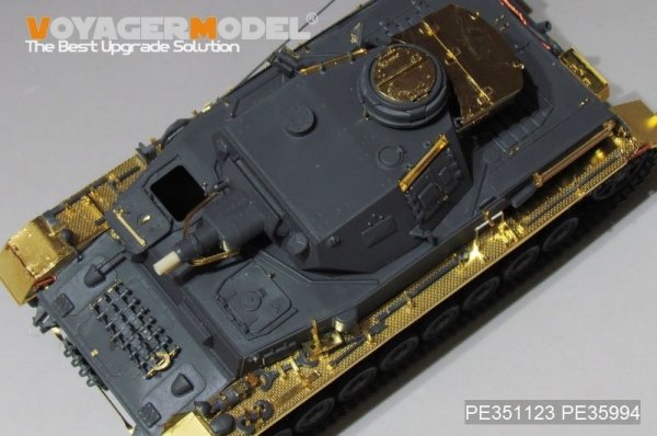 Voyager Model PE351123A  WWII German Pz.Kpfw.IV Ausf.F1 Basic（A ver without included Ammo）（For TAMIYA 35374） 1/35