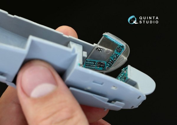 Quinta Studio QD48084 Mi-2 3D-Printed &amp; coloured Interior on decal paper (for Aeroplast kit) 1/48