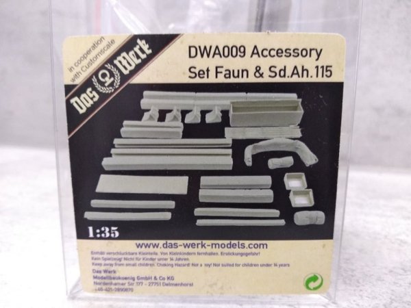 Das Werk DWA009 Accessories Set Faun &amp; Sd.Ah.115 1/35