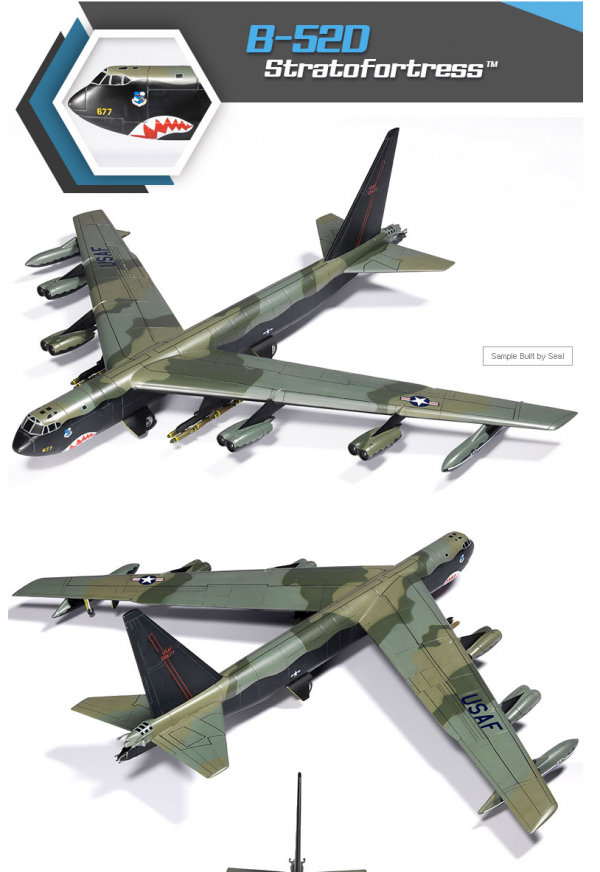 Academy 12632 USAF B-52D Stratofortress 1/144