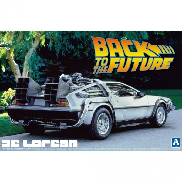 Aoshima 01185 Back to the Future I Delorean 1/24