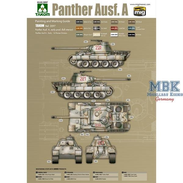 Das Werk DW35009 Panther Ausf.A early 1/35