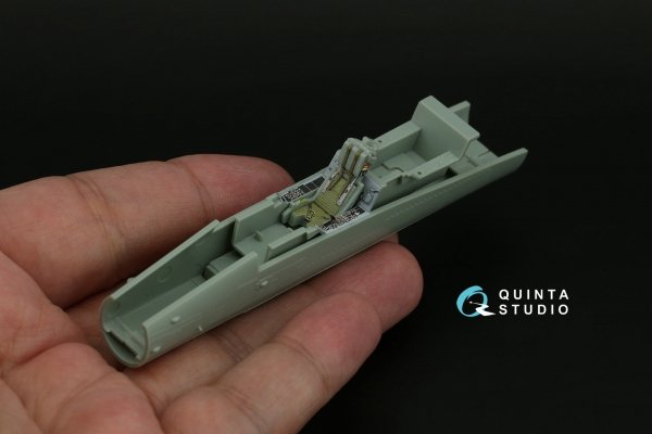 Quinta Studio QD72077 F/A-18C late 3D-Printed &amp; coloured Interior on decal paper (Academy) 1/72
