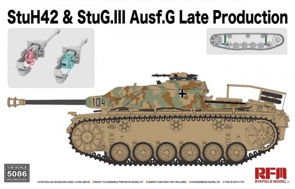 Rye Field Model 5086 StuH42 &amp; StuG.III Ausf.G Late Production 1/35