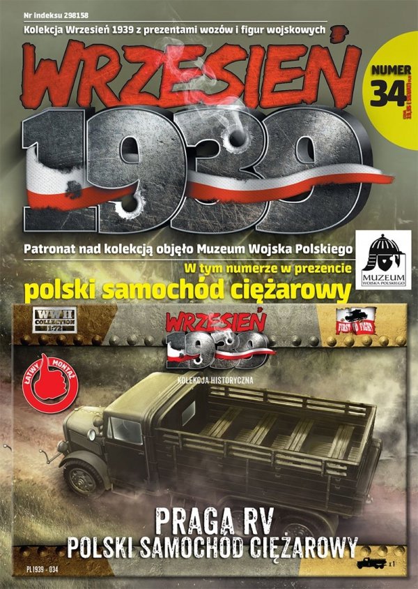 First to Fight PL034 Praga RV – polski samochód ciężarowy (1:72)
