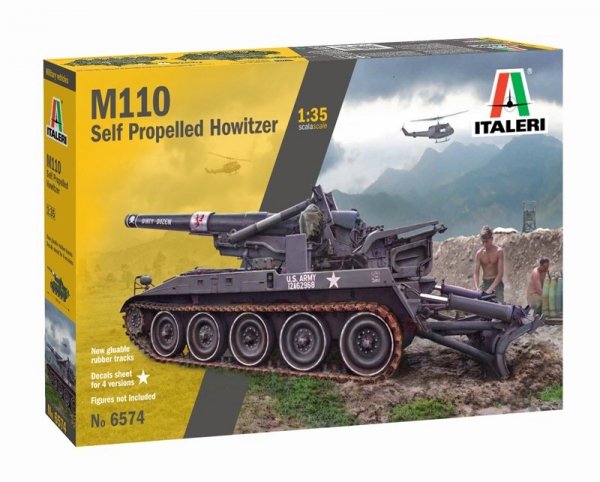 Italeri 6574 M110 Self Propelled Howitzer 1/35