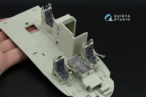 Quinta Studio QD35166 МН-60R Seahawk 3D-Printed &amp; coloured Interior on decal paper (Kitty Hawk) 1/35