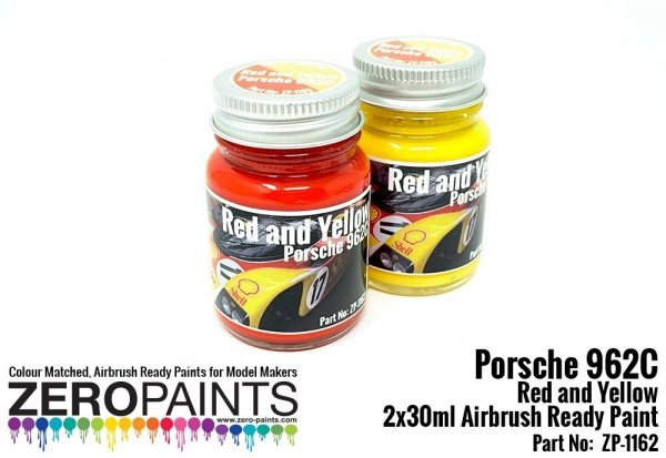Zero Paints ZP-1162 Porsche 962C Shell Paint Set 2x30ml