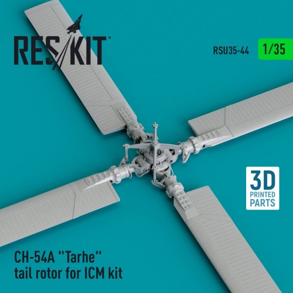 RESKIT RSU35-0044 CH-54A Tarhe tail rotor for ICM kit (3D Printed) 1/35
