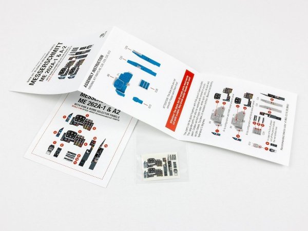 Red Fox Studio QS-48065 Me 262A-1/A-2 with R4M &amp; Bomb selector panel Tamiya 1/48