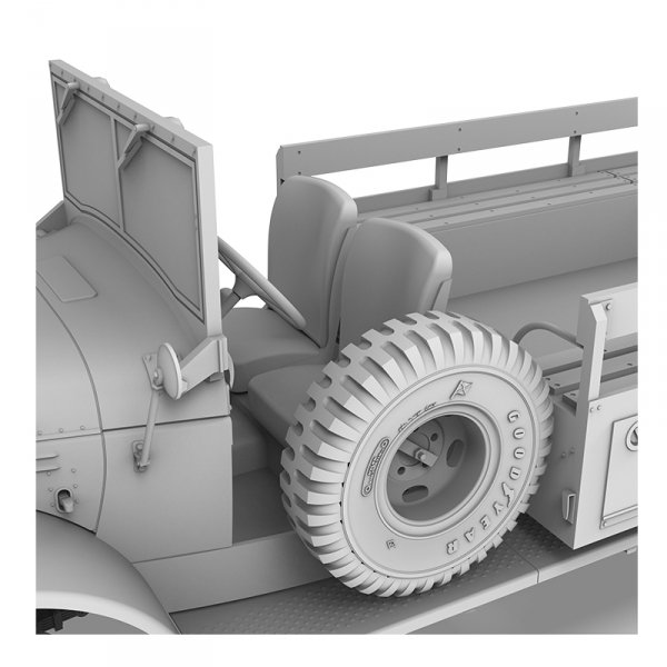 AK Interactive AK35020 IDF POWER WAGON WM300 CARGO TRUCK W/WINCH 1/35