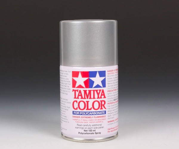 Tamiya 86041 PS-41 Bright Silver Spray Metallic 100ml