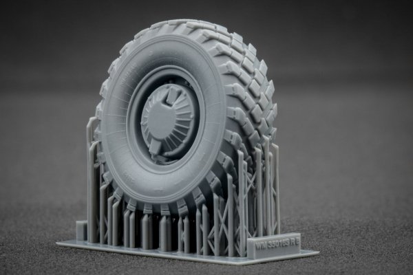 ScaleX WM 35016S GAZ Tiger V2(with shield) Sagged wheel set (for Meng) 1/35