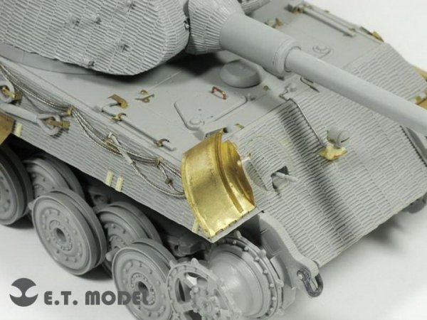 E.T. Model EA35-027 WWII German King Tiger/Jagdtiger Fender &amp; Side Skirts For DRAGON Kit 1/35