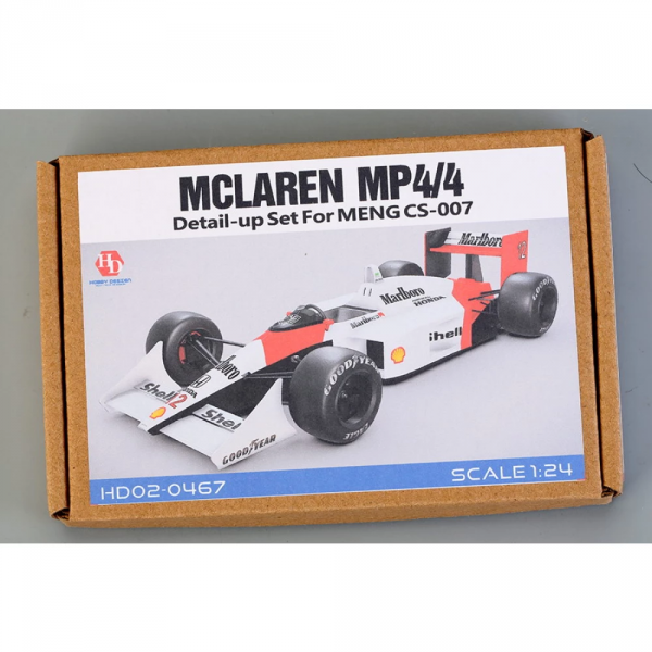 Hobby Design HD02-0467 Mclaren MP4/4 1988 Detail Set ( for Meng kit CS-007 ) 1/24