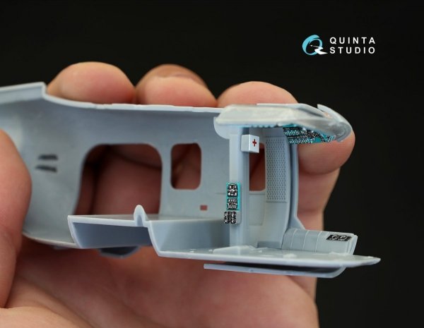 Quinta Studio QD48005 La-5 3D-Printed &amp; coloured Interior on decal paper (for Zvezda kit) 1/48