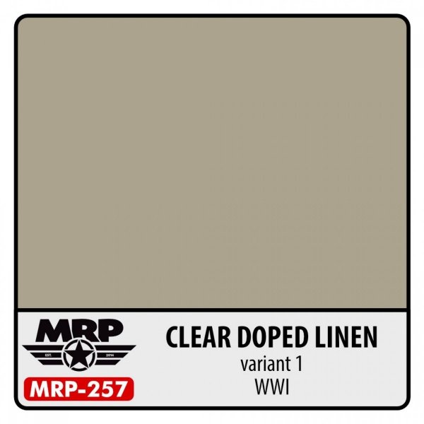 Mr. Paint MRP-257 Clear Doped Linen Variant 1 WWI 30ml