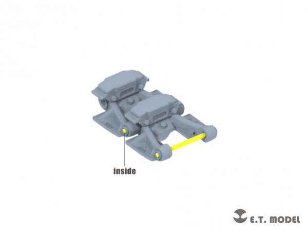 E.T. Model P35-066 WWII German Sd.kfz.250/Sd.kfz.10 Sprockets &amp; Track links ( 3D Printed ) 1/35