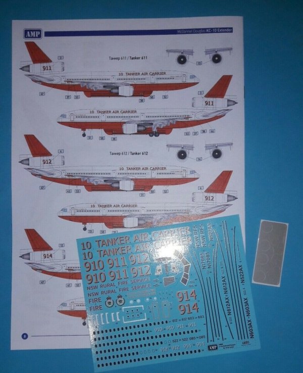 AMP 14405 McDonnell Douglas DC-10 Air Tanker 1/144
