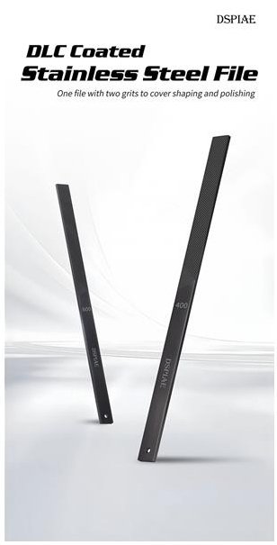 DSPIAE AT-FX02 Coated Stainless Steel File 600 / 1200 (1 piece)