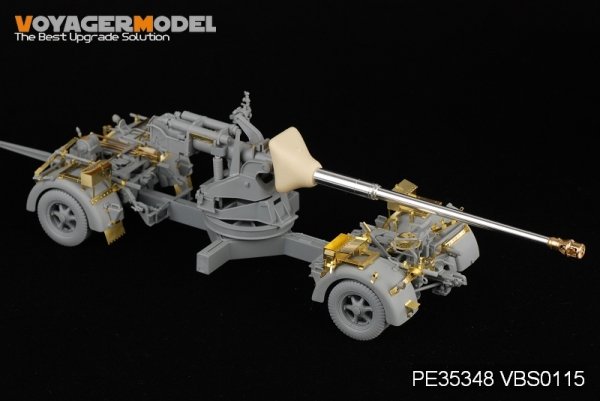 Voyager Model PE35348 WWII German PaK 43/3 L/71 mit Behelfslafette For DRAGON 6522 1/35