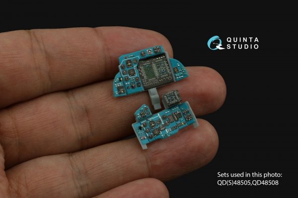 Quinta Studio QD48508 MiG-31BM luminous displays for QD48505/QDS-48505 sets (Hobby Boss) 1/48