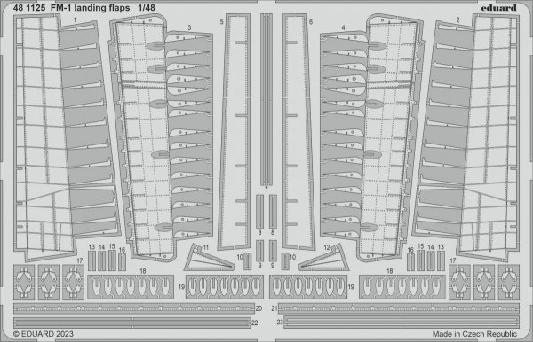 Eduard 481125 FM-1 landing flaps EDUARD 1/48