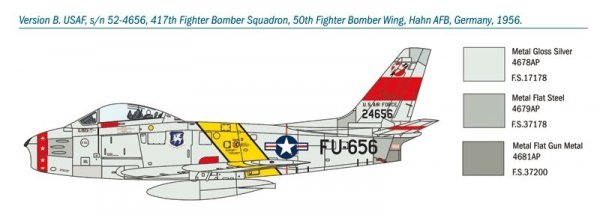 Italeri 1426 F-86F Sabre 1/72