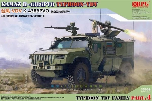 RPG Model 35009 Kamaz K-4386PVO Typhoon-VDV 1/35