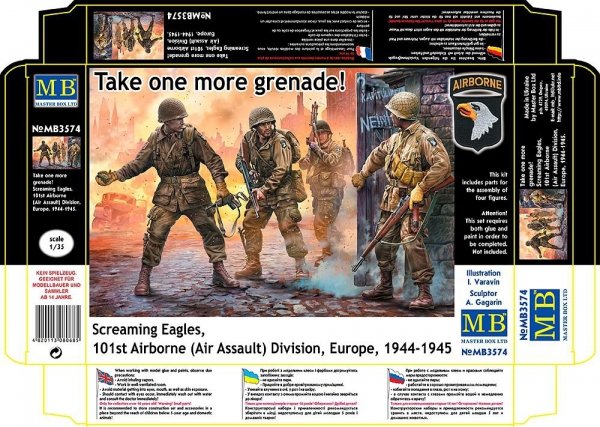 Master Box 3574 creaming Eagles, 101st Airborne 1/35