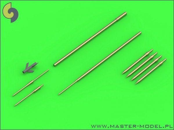 Master AM-48-120 Su-9 / Su-11 (Fishpot / Fishpot C) - Pilot Tubes and missile rails heads 1:48