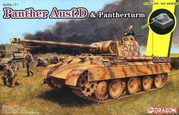 Dragon 6940 Sd.Kfz.171 Panther Ausf.D &amp; Pantherturm 1/35