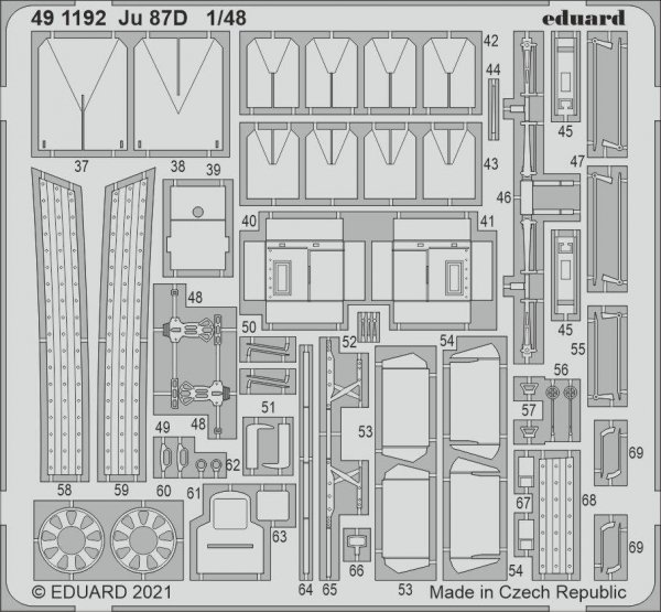 Eduard BIG49301 Ju 87D HASEGAWA/HOBBY 2000 1/48