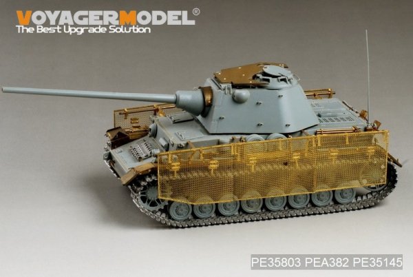 Voyager Model PE35803 WWII German Pz.Kpfw.IV Ausf.J (mit Panther F turret) For DRAGON 6824 1/35