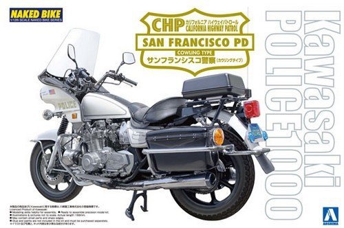 Aoshima 00340 Naked Bike No.114 CHP San Francisco PD Cowling Type (1/12)