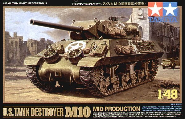 Tamiya 32519 M10 US Tank Destroyer (1:48)